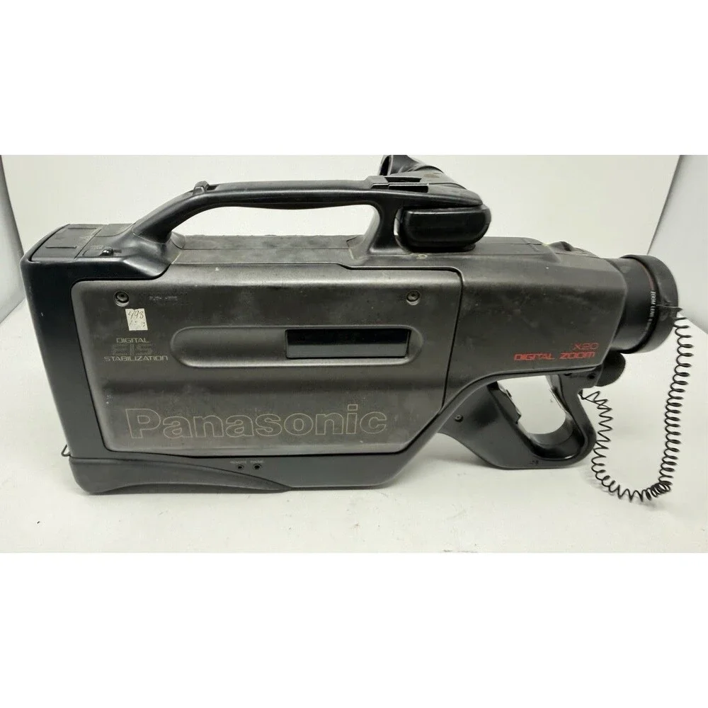 Panasonic OmniMovie VHS HQ Camcorder Case AS-IS Parts Repair Untested